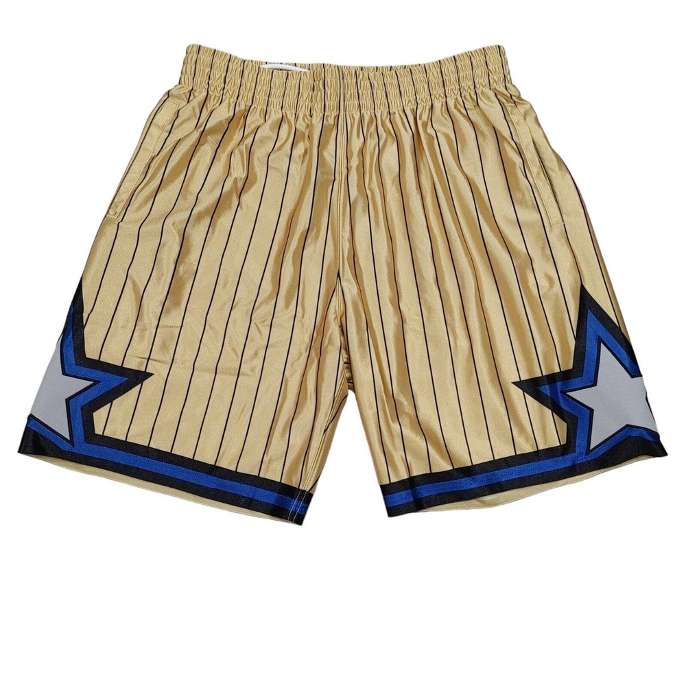Mitchell & Ness Orlando Magic Gold 75th Anniversary Swingman Shorts Men's Large